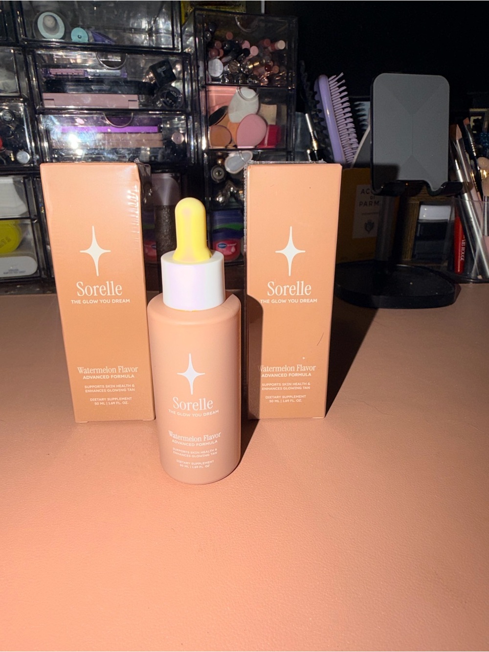 2 x Sorelle The Glow You Dream, Watermelon Flavor, Advanced Formula, 1.69 oz